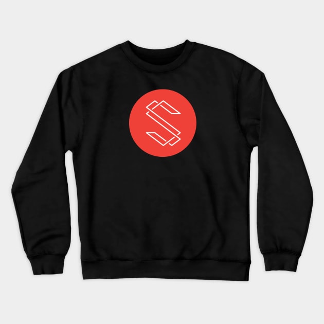 Substratum (SUB) Logo Crypto Crewneck Sweatshirt by cryptogeek